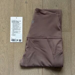 EUC align 25" pockets taupetastic size 4 high rise lululemon